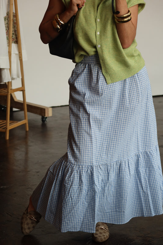 Sayer Gingham Skirt
