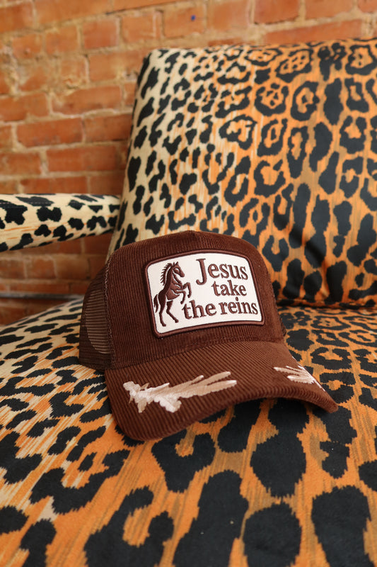"Jesus Take The Reins" Trucker