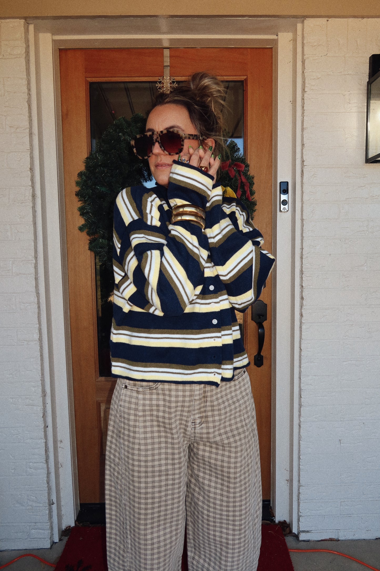 Hudson Stripe Cardigan