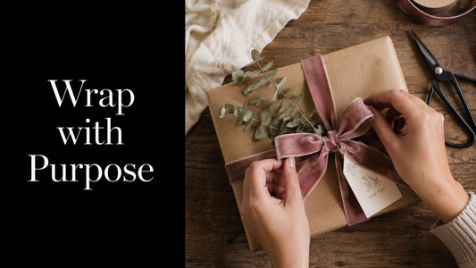 How to Gift Wrap Clothing Beautifully & with Purpose