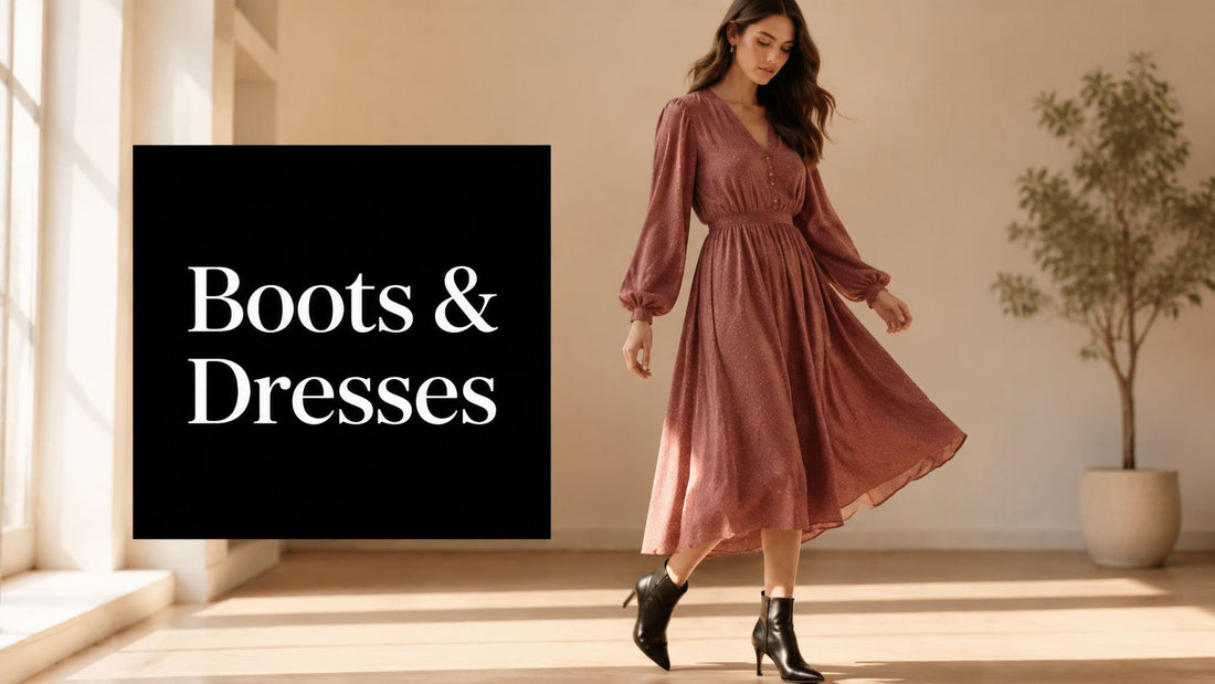 How to Wear Boots with Dresses: Style Guide