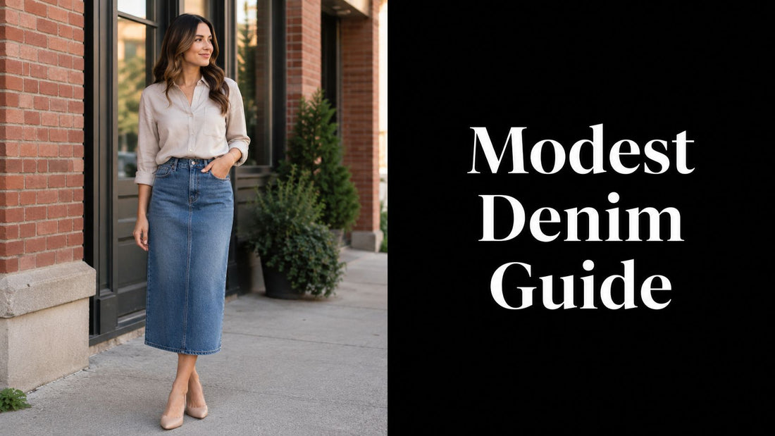 How to Style a Modest Denim Skirt for Every Occasion