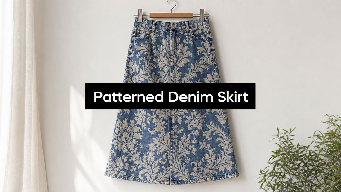 Patterned Denim Skirt: A Modest, Modern Styling Guide
