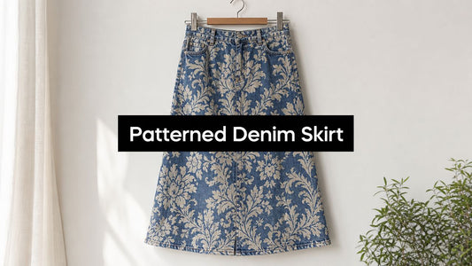Patterned Denim Skirt: A Modest, Modern Styling Guide