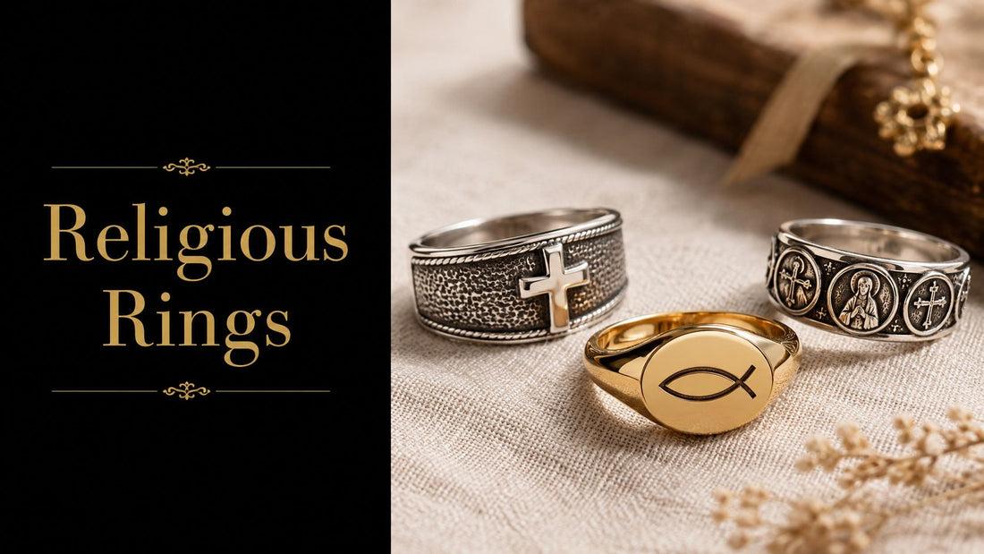 Religious Ring Jewelry Guide to Symbols Style and Meaning