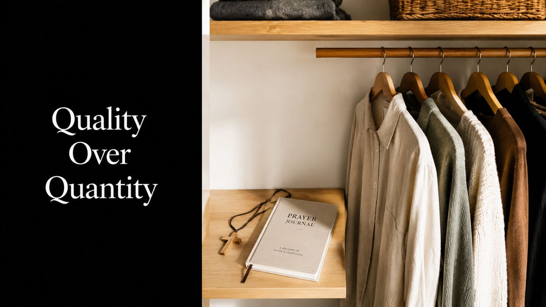 Sustainable Faith Fashion: Quality Over Quantity