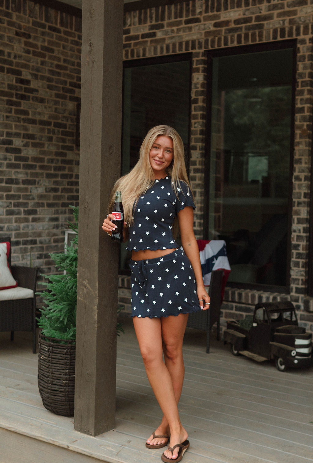 Star Spangled Skirt Set