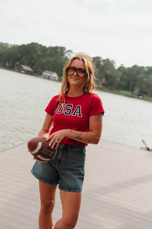 "USA" Baby Tee