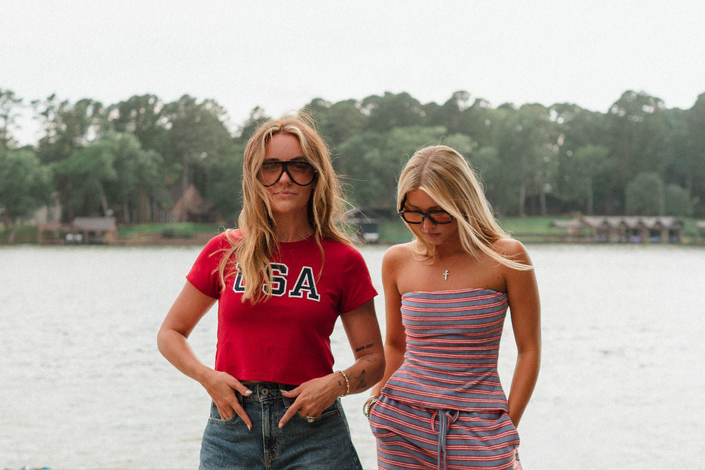 "USA" Baby Tee