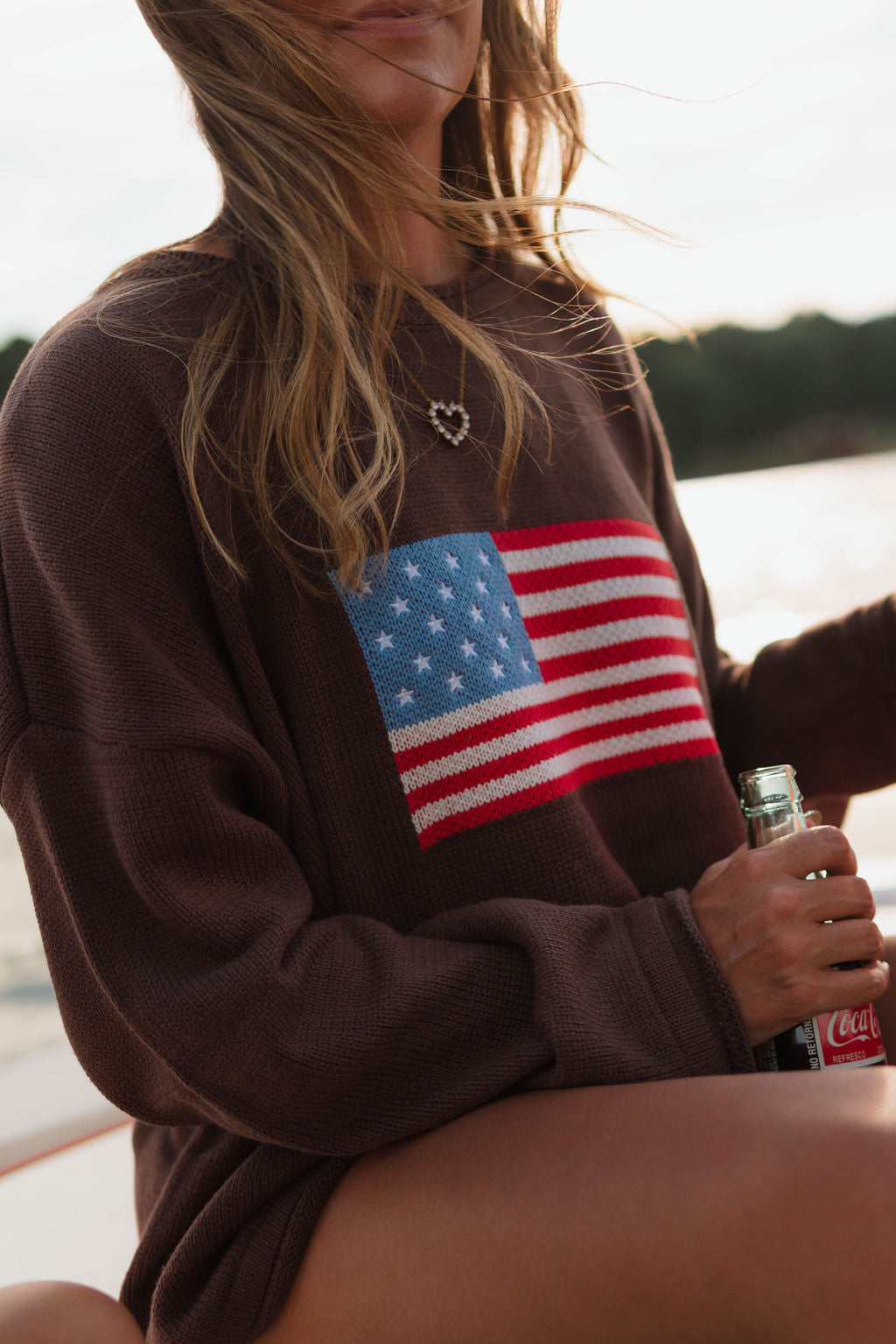 Freedom Knit Flag Sweater
