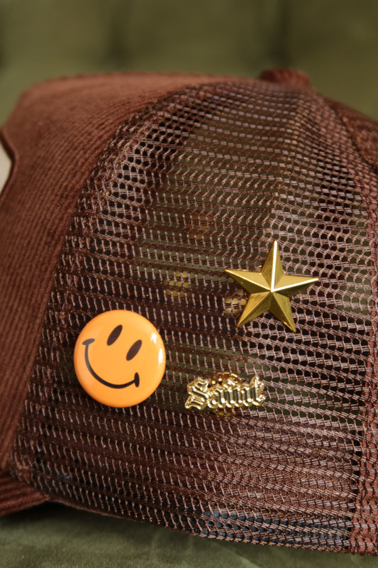 SMILEY PIN (only with purchase of item)