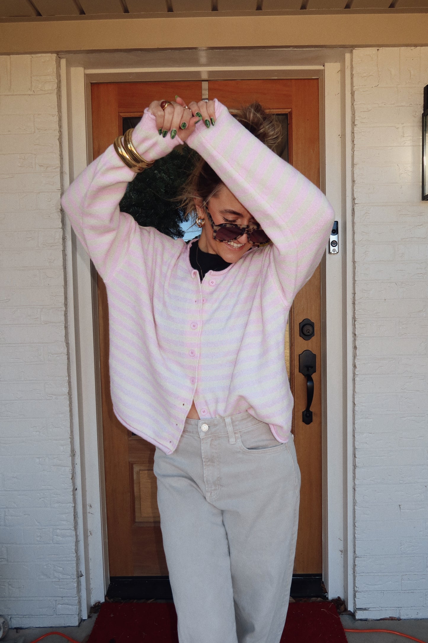 Rosie Stripe Cardigan