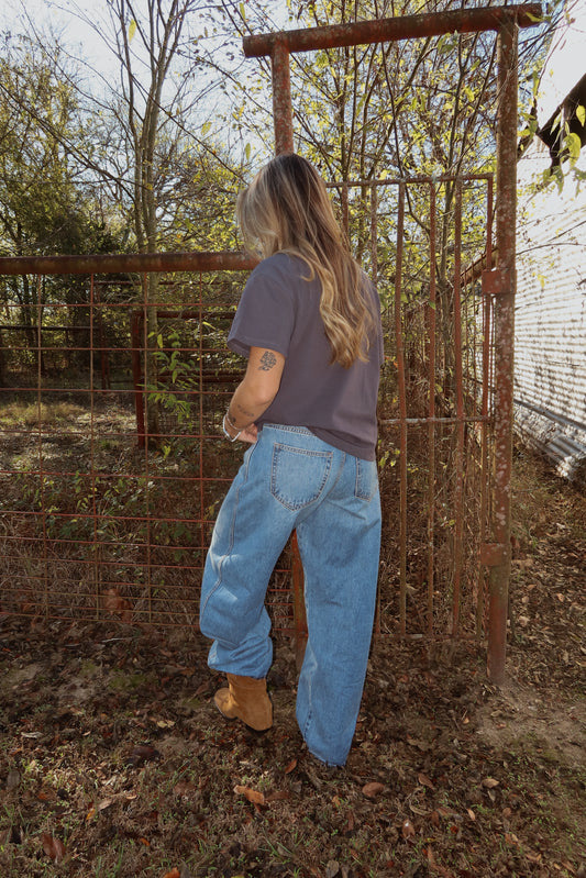 Baggy Dad Barrel Jeans