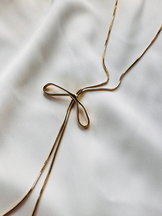 Bow Bolo Necklace
