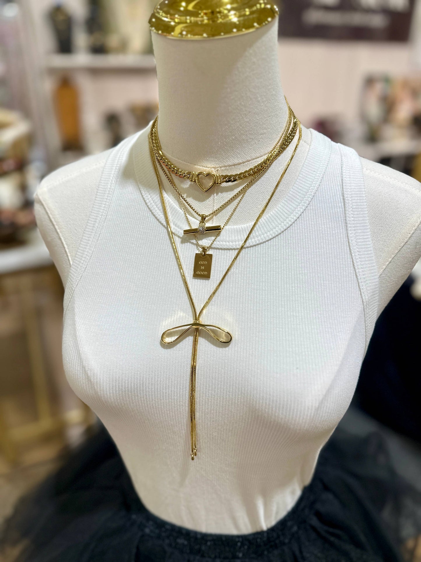 Bow Bolo Necklace